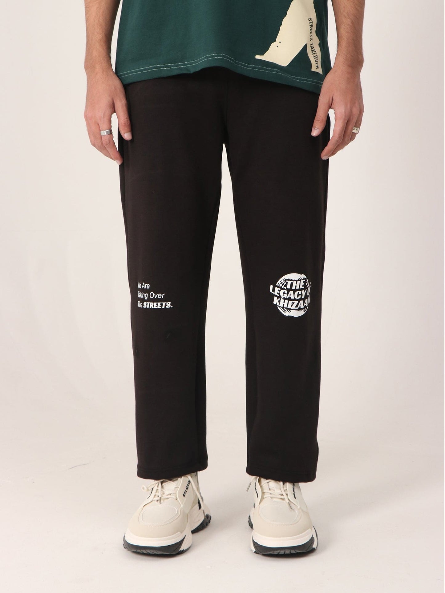 Straight Fit Black Trouser - TLK